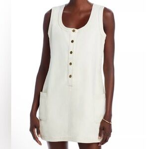 Frame Trapunto Side pocket denim dress